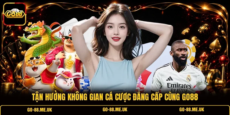 Tận hưởng không gian cá cược đẳng cấp cùng Go88